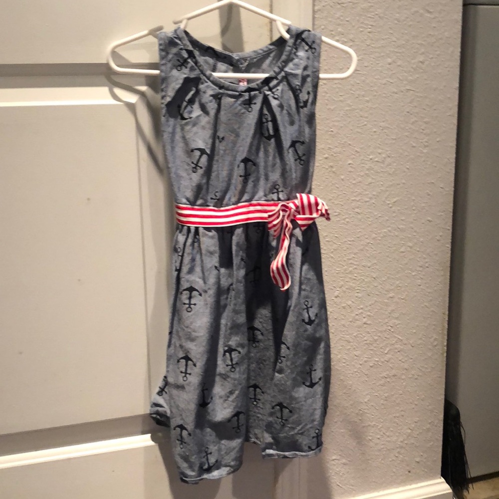 3t nautical anchor dress